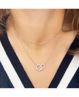 Classic Chain Necklace 14K White Gold 18 inches