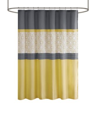 Donnell Embroidered Shower Curtain, 72" x 72"