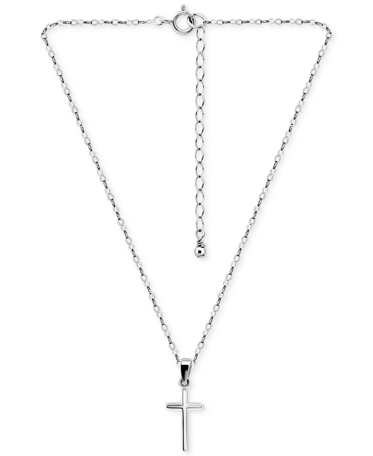 Giani Bernini Cross Pendant Necklace In 18k Gold-plated Sterling Silver (also In Sterling Silver), 16" + 2" Extend