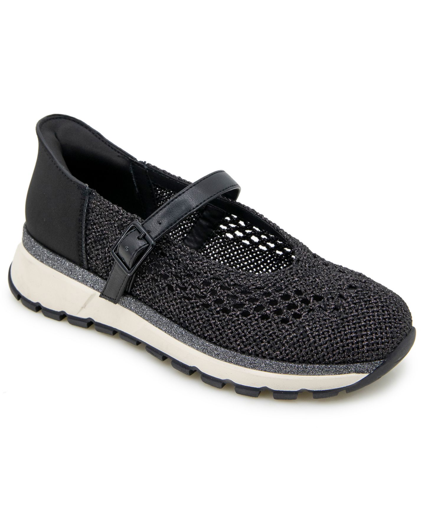 Женские кроссовки Kenneth Cole Reaction Kuerq EZ Mary Jane, цвет: Чёрный — фото 1