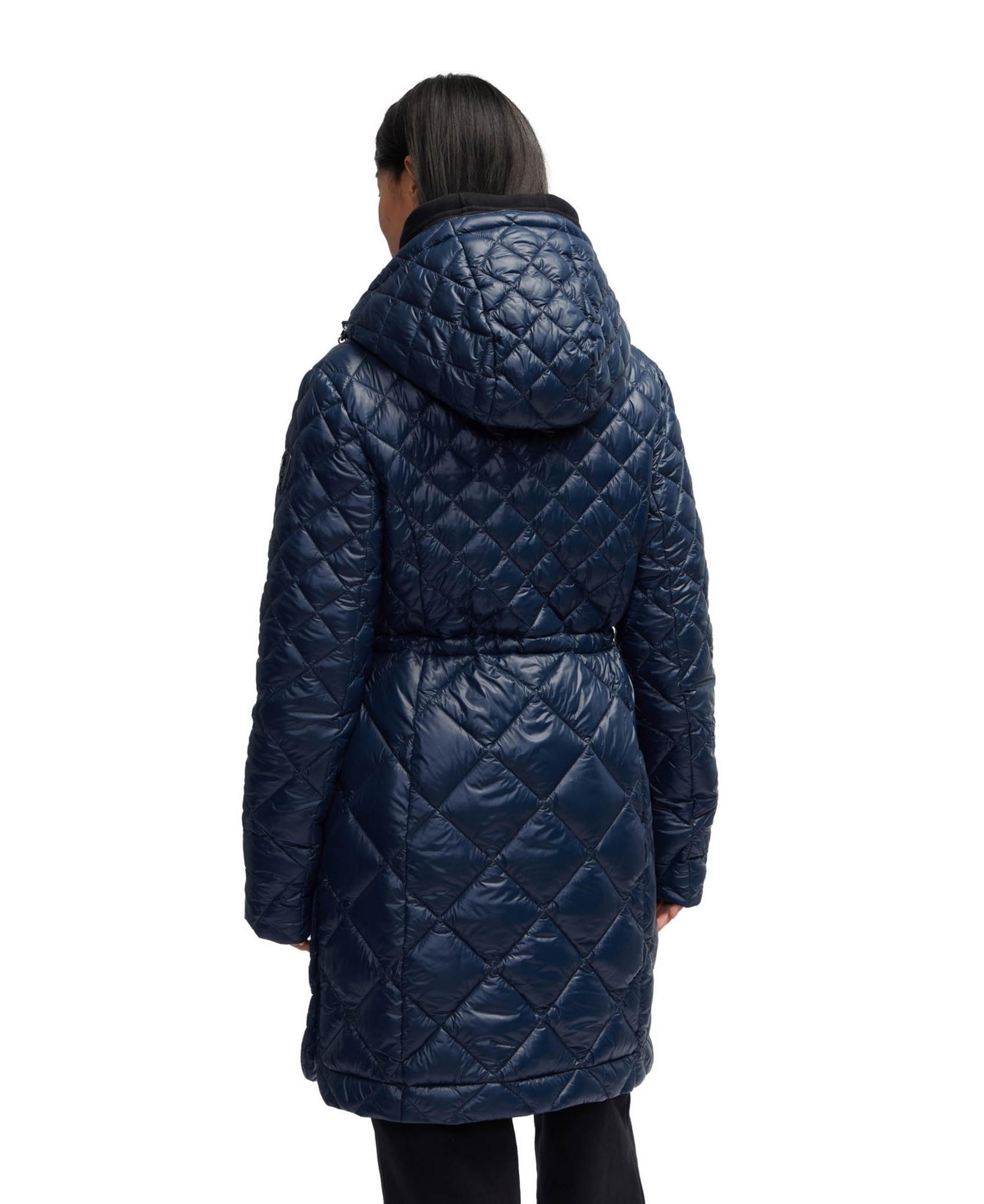 Pajar Halona Lightweight Diamond Quilt Packable Puffer In Navy