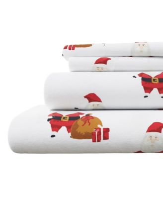 Ultra-Soft Turkish Cotton Flannel Christmas Print Sheet Set