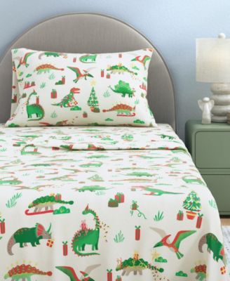 Ultra-Soft Turkish Cotton Flannel Christmas Print Sheet Set