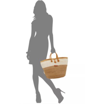 Earth Life Handwoven Sisal Straw Basket Tote