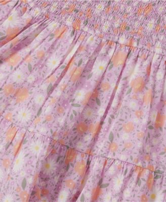 Girls Flutter Sleeve Gauze Dress