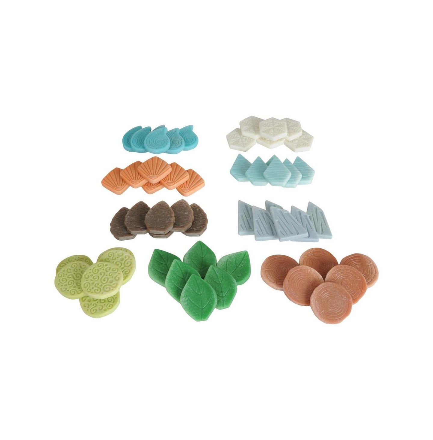 Детские игрушки Kaplan Early Learning Nature-Inspired Loose Parts Sorting and Stacking 54-Piece Set, Ages 2+, цвет: Assorted Pre-Pack — фото 4