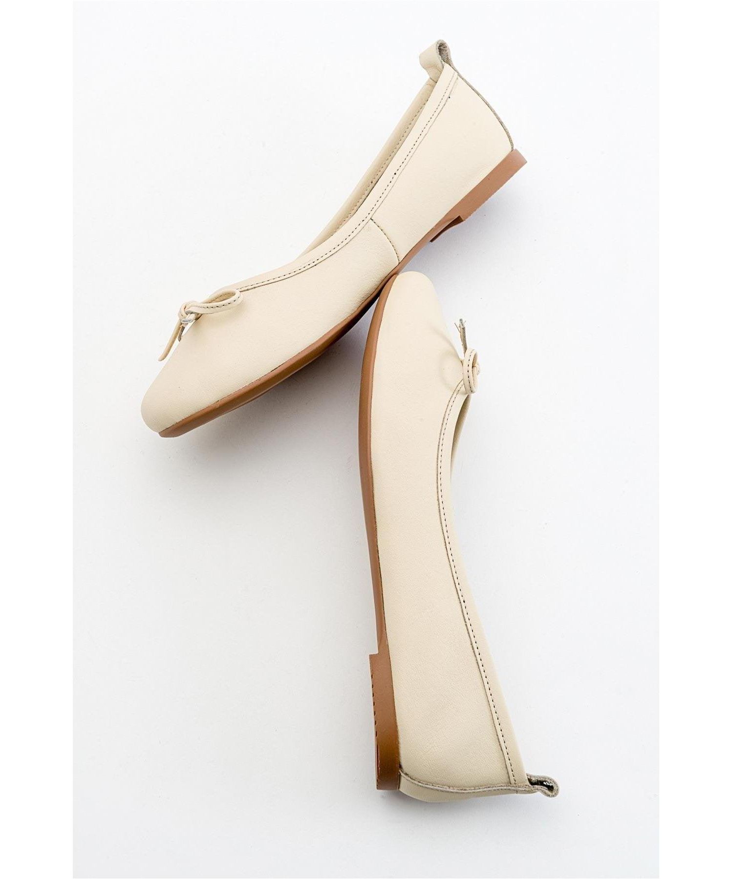 Women's Florence Leather Ballerina Flats