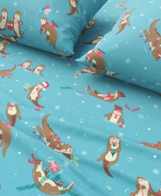 Ultra-Soft Turkish Cotton Flannel Winter Floral Print Sheet