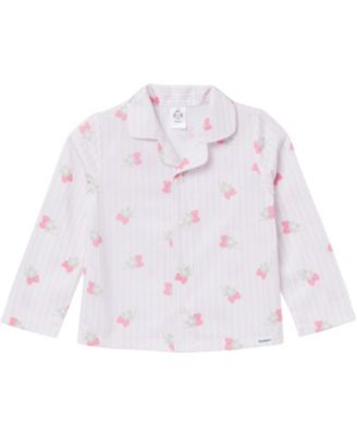 Baby Girls 2-Piece Button Up Pajama Set, Berries