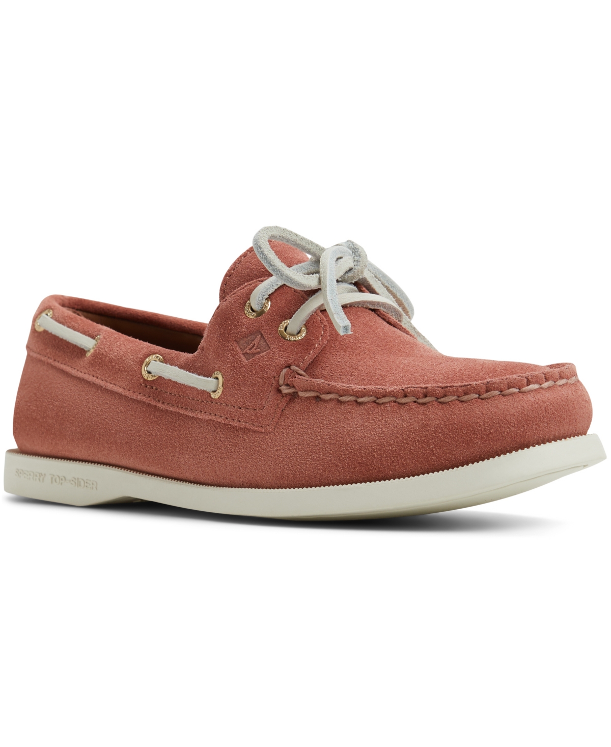 Sperry Authentic Original 2 Eye Boat Shoe In Dark Rose
