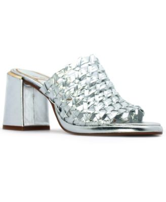 Kenneth Cole New York - Women's Solara Block Round toe Heel Sandals