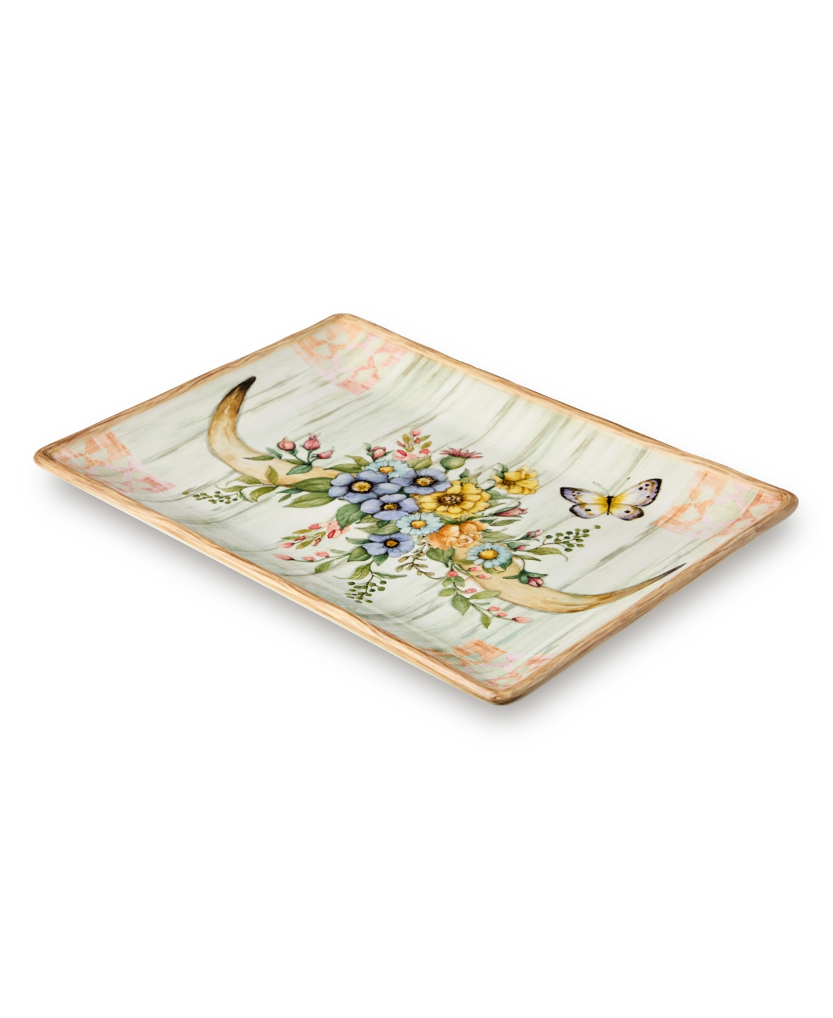 Certified International Rosewood Rectangular Platter In Miscellaneous