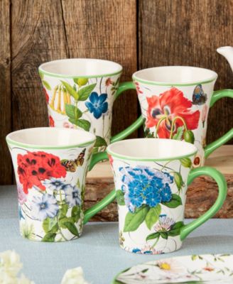 Greenhouse Mugs, Set of 4