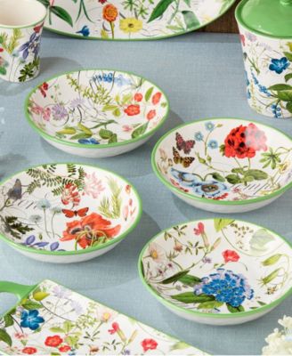 Greenhouse Soup Bowls, Set of 4, Service for 4