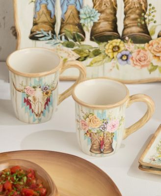 Rosewood Mugs, Set of 4