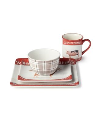 Vintage Farm 16-Pc. Dinnerware Set, Service for 4