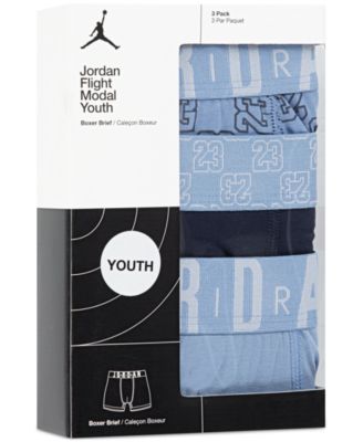 Boys 8-20 3-Pack 23 Monogram Boxer Briefs