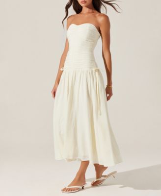 ASTR the Label Women's Zori Strapless Drop-Waist Maxi Dress