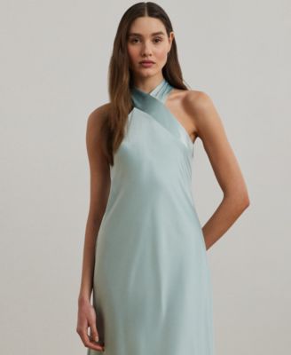 ラルフローレン★ette Halter Cocktail Dress Lauren Ralph Lauren Women's Georgette Halter Cocktail Dress