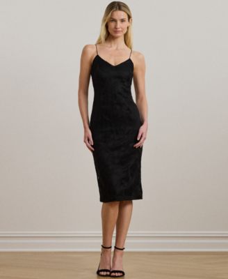 Lauren Ralph Lauren - Women's Embroidered Sleeveless Cocktail Dress
