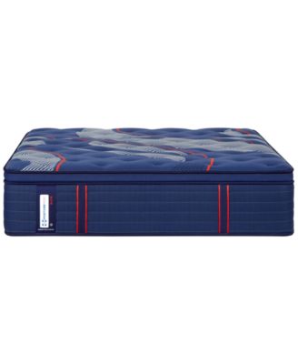 Posturepedic Elite Brenham II 16" Firm Euro Pillow Top Mattress Set - Full