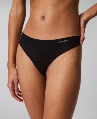 Women's Invisibles Microfiber Stretch Thong Underwear-D3428