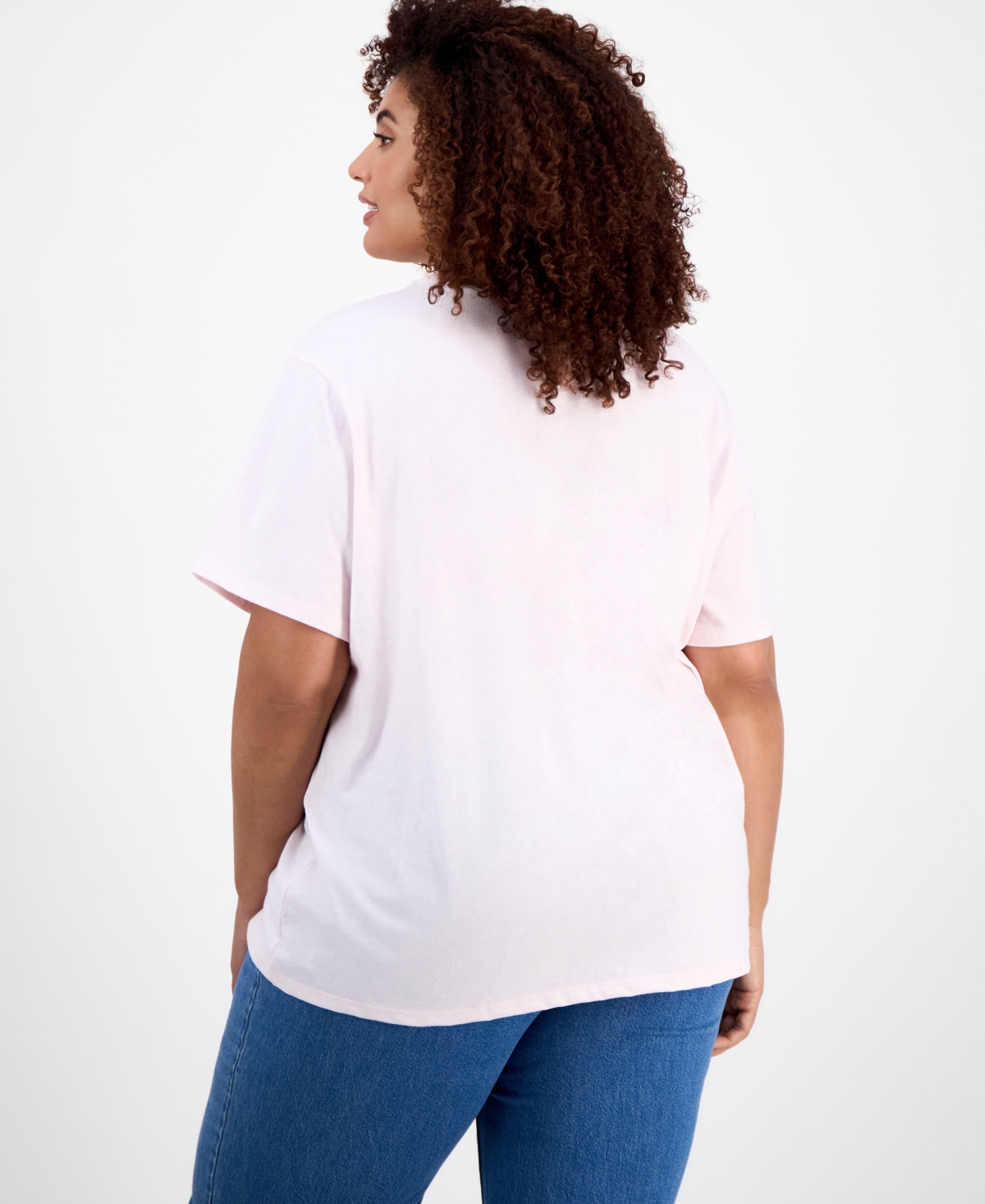 Hybrid Trendy Plus Size Minnie Mouse Crewneck Tee