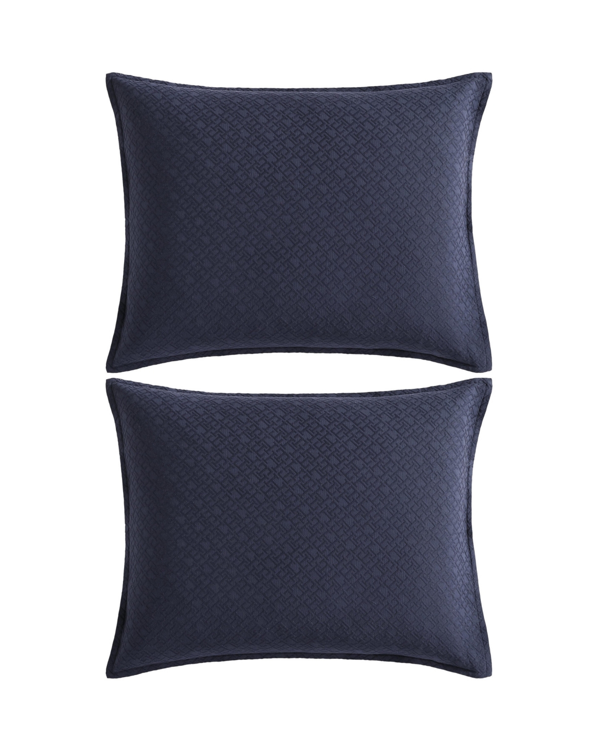 Tommy Hilfiger Monogram Matelasse 3-pc. Comforter Set, Full/queen In Navy