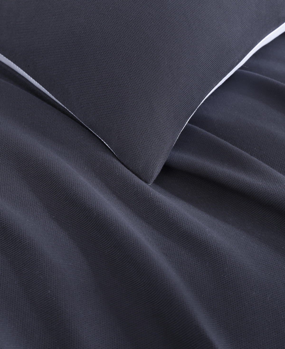 Tommy Hilfiger Micro Pique 3-pc. Duvet Cover Set, Full/queen In Navy