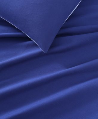 Micro Pique 3-Pc. Duvet Cover Set, Full/Queen