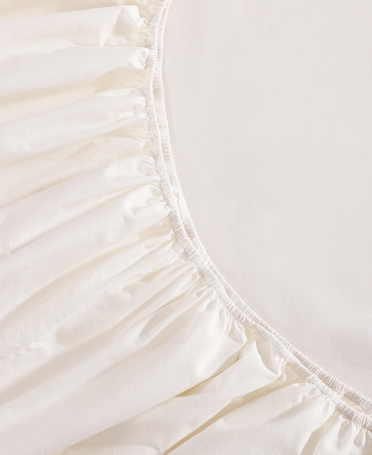 Tommy Hilfiger Solid 200-thread Count Cotton Percale 4-pc. Sheet Set, Queen In Ivory