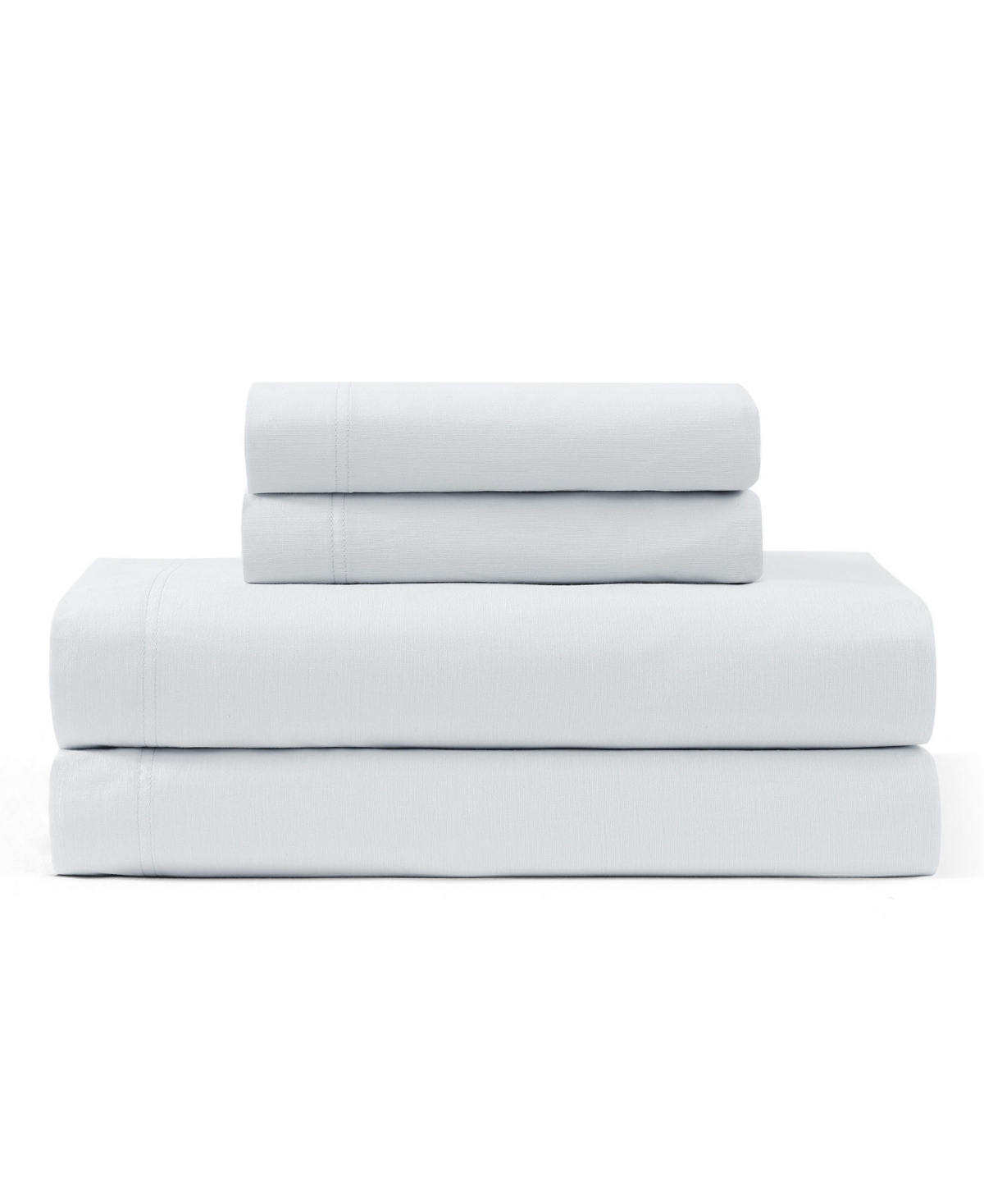 TOMMY HILFIGER SOLID 144-THREAD COUNT COTTON CHAMBRAY WASHED 3-PC. SHEET SET, TWIN XL 