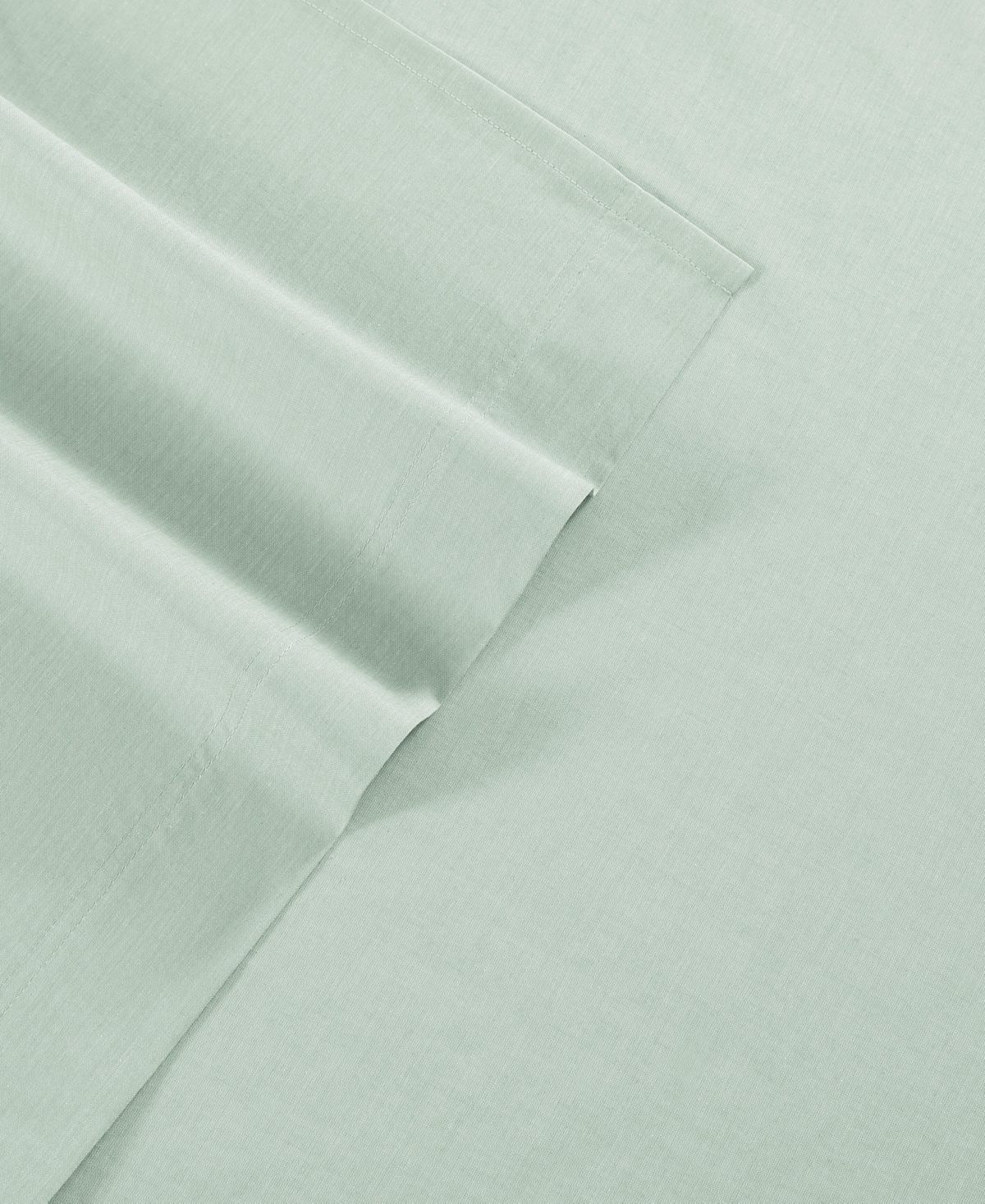 TOMMY HILFIGER SOLID 144-THREAD COUNT COTTON CHAMBRAY WASHED 4-PC. SHEET SET, FULL 