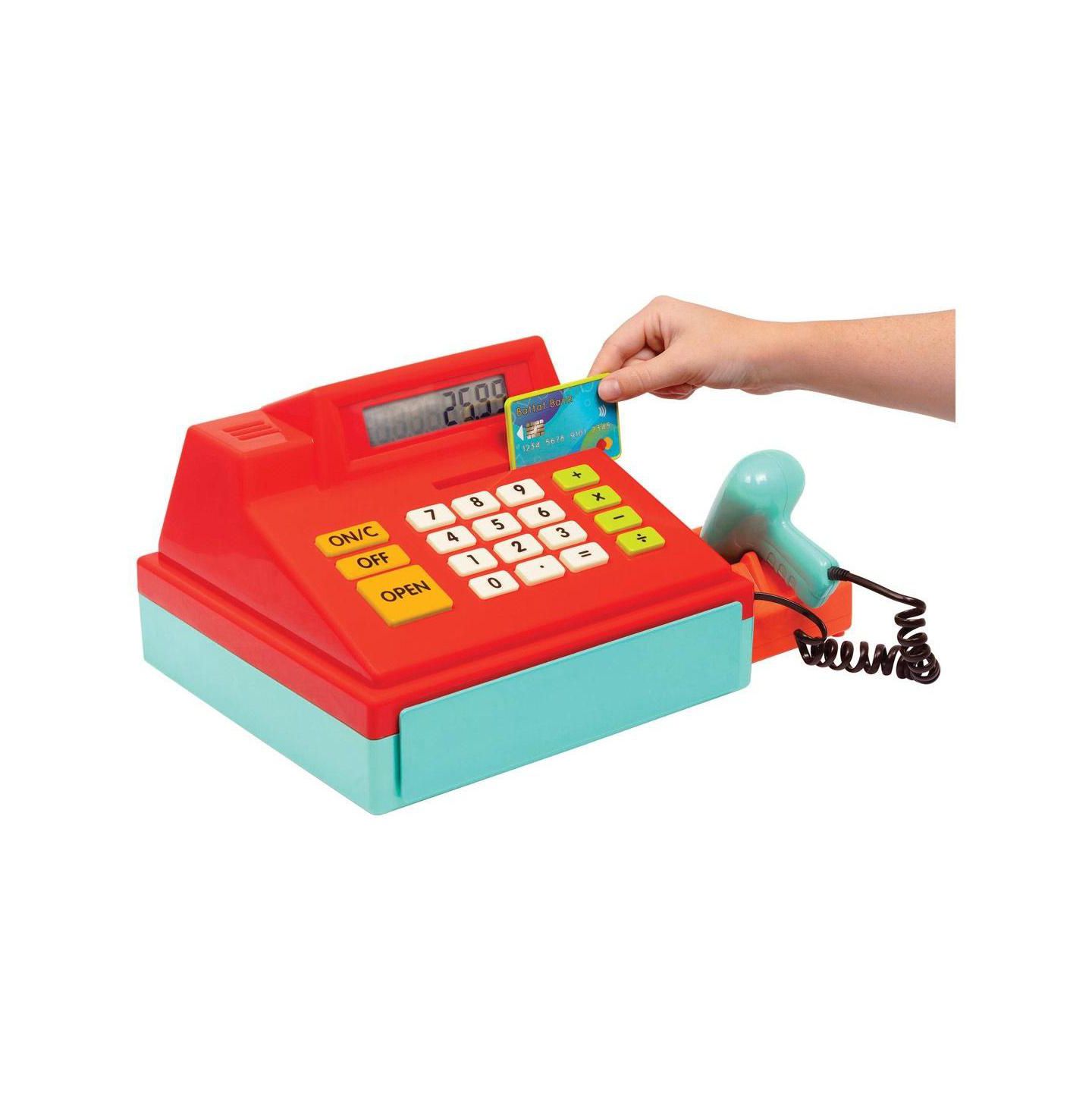 Детские игрушки Battat Cash Register with Scanner, цвет: Красный — фото 3