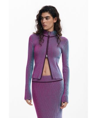 Women's Vertical striped skirt