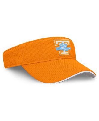 Men's and Women's White Tennessee Volunteers 2025 Dugout Softball Ace Performance Adjustable Visor Hat