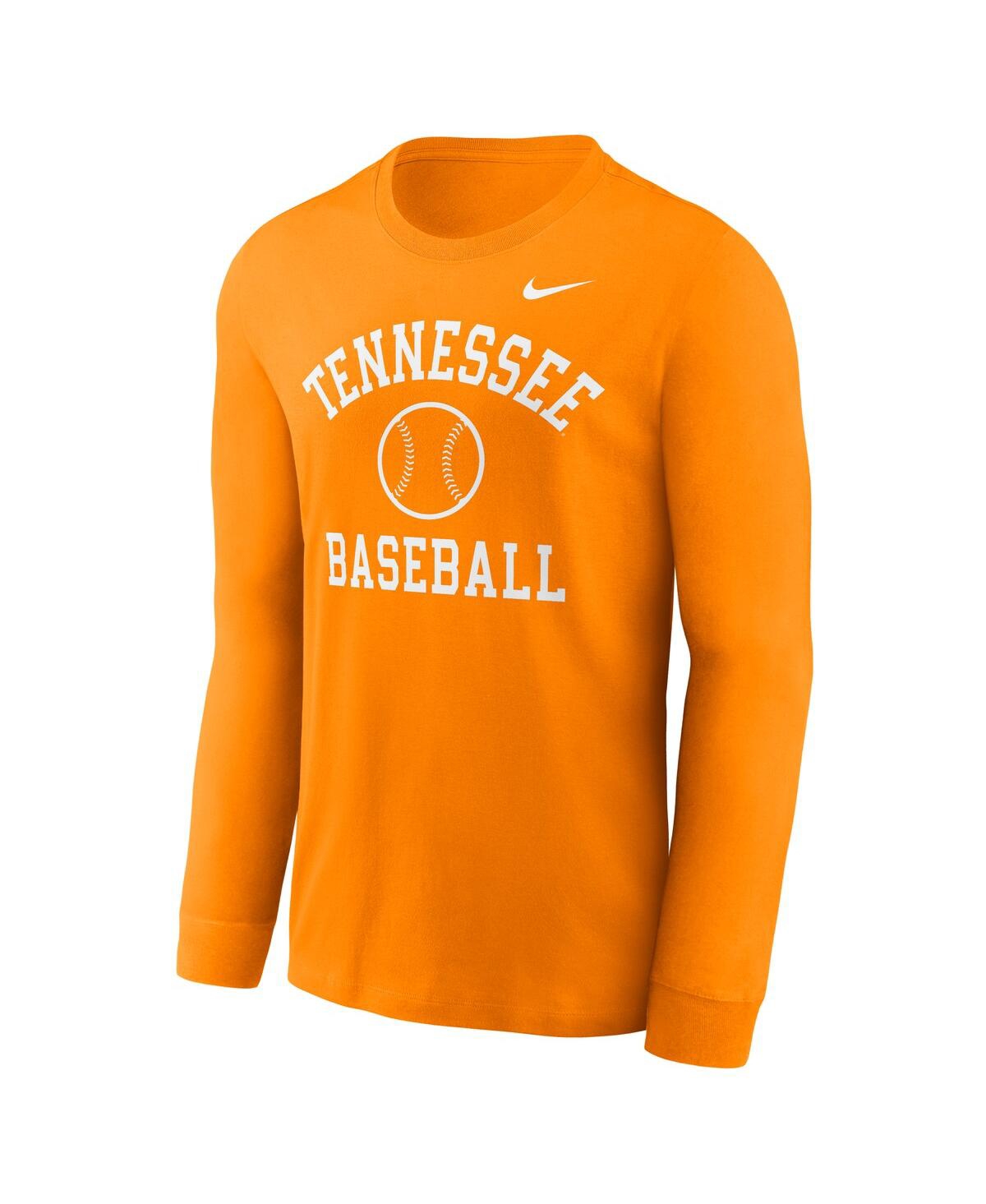 Nike Tennessee Volunteers Baseball Arch  Men's College Long-sleeve T-shirt In Orange