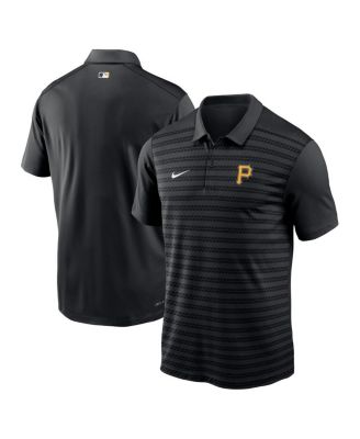 Nike - Men's Black Pittsburgh Pirates Authentic Collection Victory Performance Polo