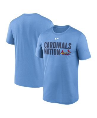Nike - Men's Light Blue St. Louis Cardinals Local Legend Performance T-shirt