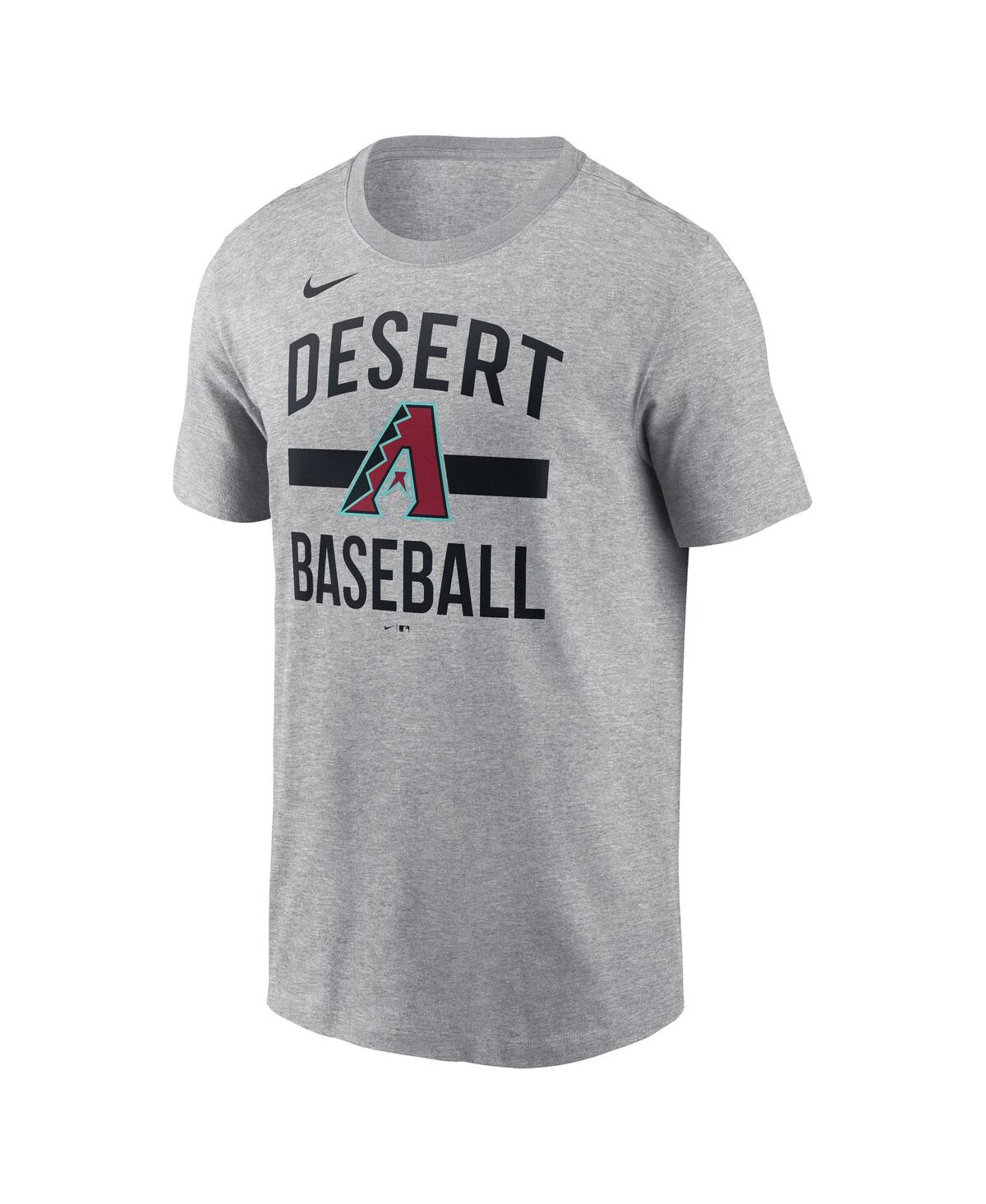 Nike Men's Heather Gray Arizona Diamondbacks Arched T-shirt In Gray