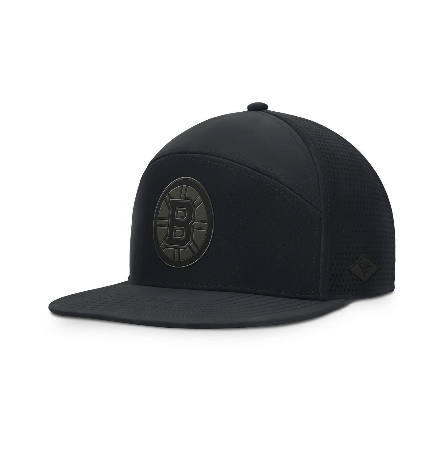 Мужская кепка Fanatics Black Boston Bruins Front Office Adjustable Hat — фото 1
