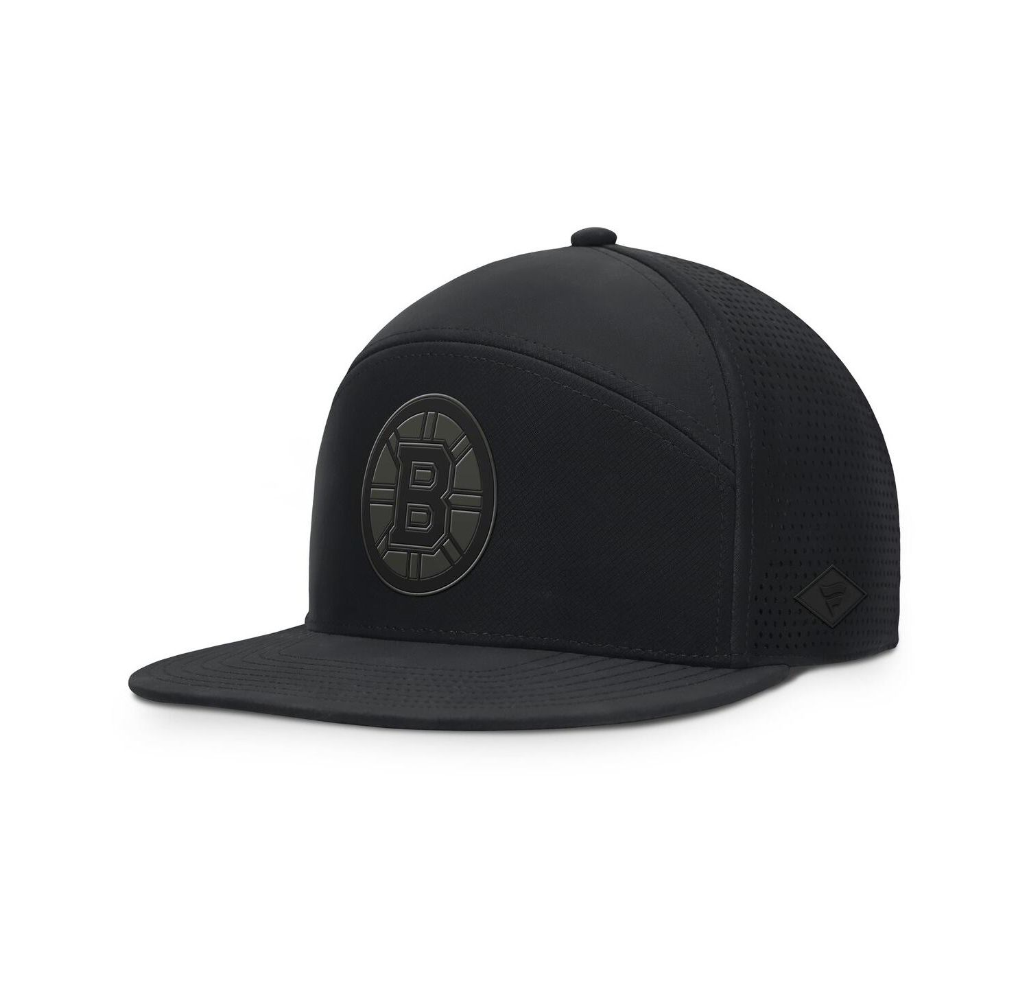 Men's Black Boston Bruins Front Office Adjustable Hat