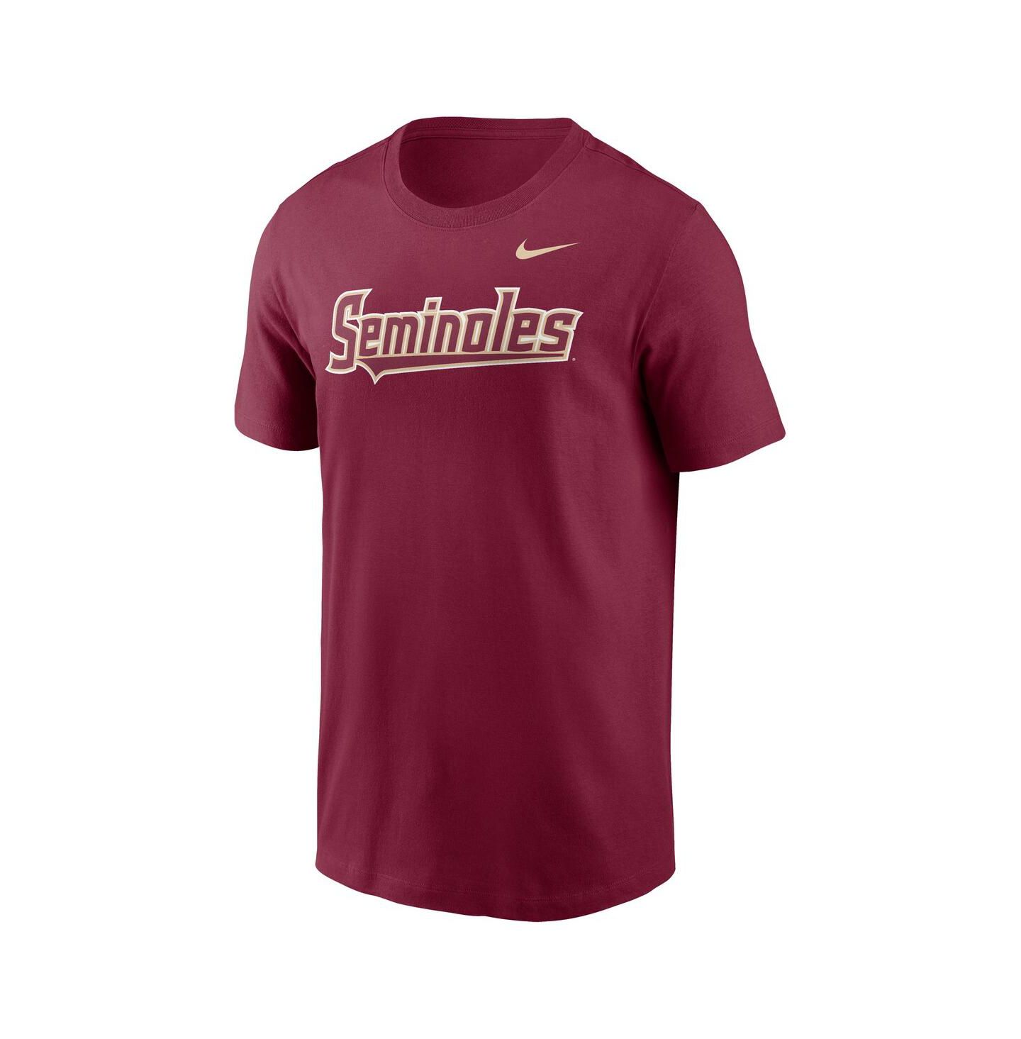Мужская футболка Nike Garnet Florida State Seminoles Baseball Wordmark — фото 3
