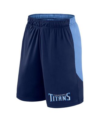 Men's Navy/Light Blue Tennessee Titans Launch Shorts