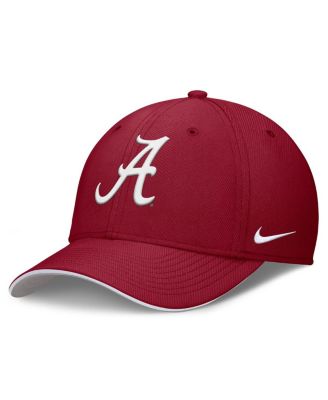 Nike - Men's  Crimson Alabama Crimson Tide 2025 Dugout Coaches Rise Swoosh Performance Flex Hat