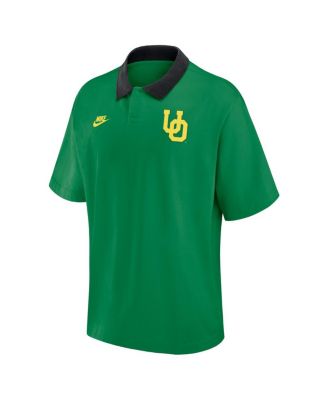Men's Green Oregon Ducks Legacy Jersey Club Oversized Fit Polo Shirt