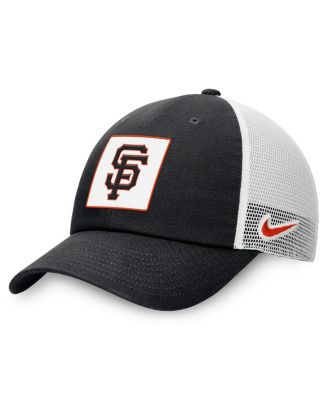 Nike - Men's Black San Francisco Giants Rise Adjustable Trucker Hat