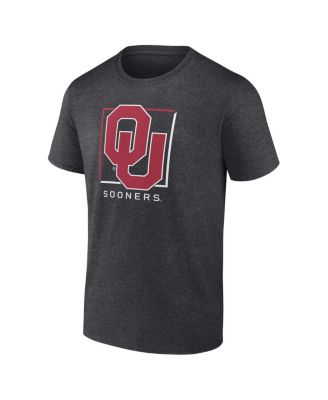 Men's Charcoal Oklahoma Sooners Fundamentals Halved Team T-Shirt