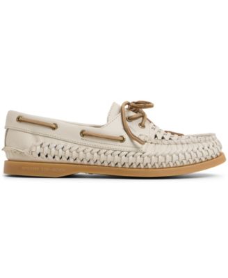 Women's AO 2-Eye Woven Round Toe Boat Shoe