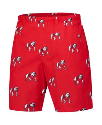 Men's Red Georgia Bulldogs PFG Back Cast III Omni-Shade Shorts